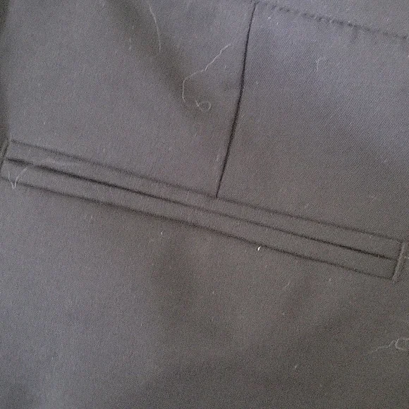 Lafayette 148 New York Black Stretch Wool Trousers Size 6 - Picture 5 of 7